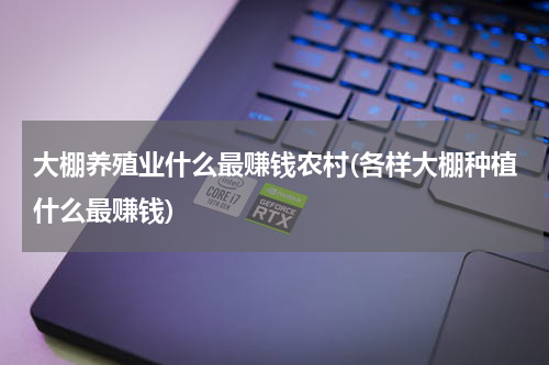 大棚养殖业什么最赚钱农村(各样大棚种植什么最赚钱)