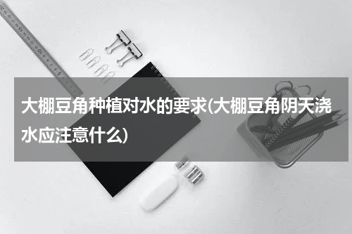 大棚豆角种植对水的要求(大棚豆角阴天浇水应注意什么)