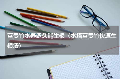 富贵竹水养多久能生根（水培富贵竹快速生根法）