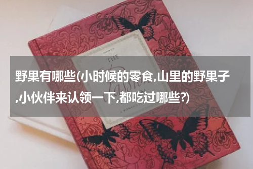 野果有哪些(小时候的零食,山里的野果子,小伙伴来认领一下,都吃过哪些?)