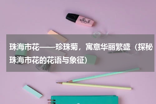 珠海市花——珍珠菊，寓意华丽繁盛（探秘珠海市花的花语与象征）