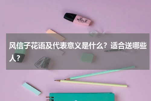 风信子花语及代表意义是什么？适合送哪些人？