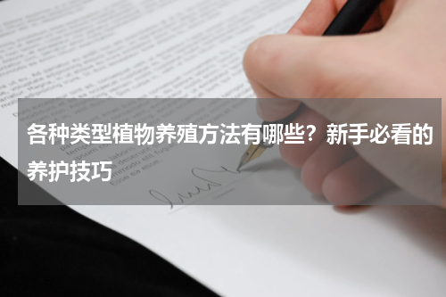 各种类型植物养殖方法有哪些？新手必看的养护技巧