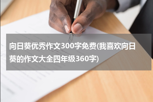 向日葵优秀作文300字免费(我喜欢向日葵的作文大全四年级360字)