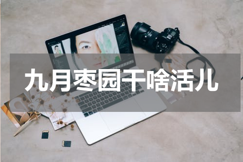 九月枣园干啥活儿