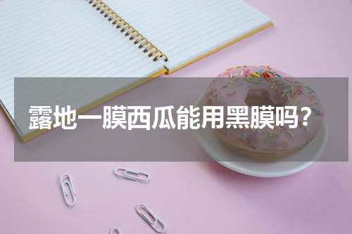 露地一膜西瓜能用黑膜吗？