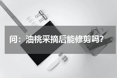 问：油桃采摘后能修剪吗？